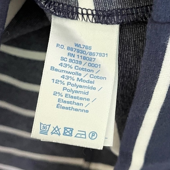 Boden Women’s Striped 3/4 Sleeve Midi Dress Blue White Size‎ 10 - Picture 8 of 9